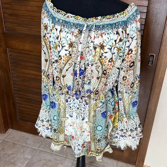 Camilla 100%Silk Dress Size M - Picture 2 of 7